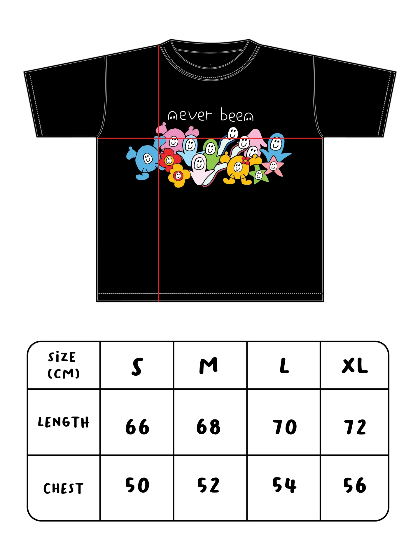 Family T-shirt - Black