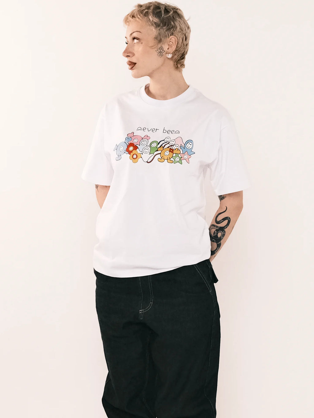 Family T-shirt - White