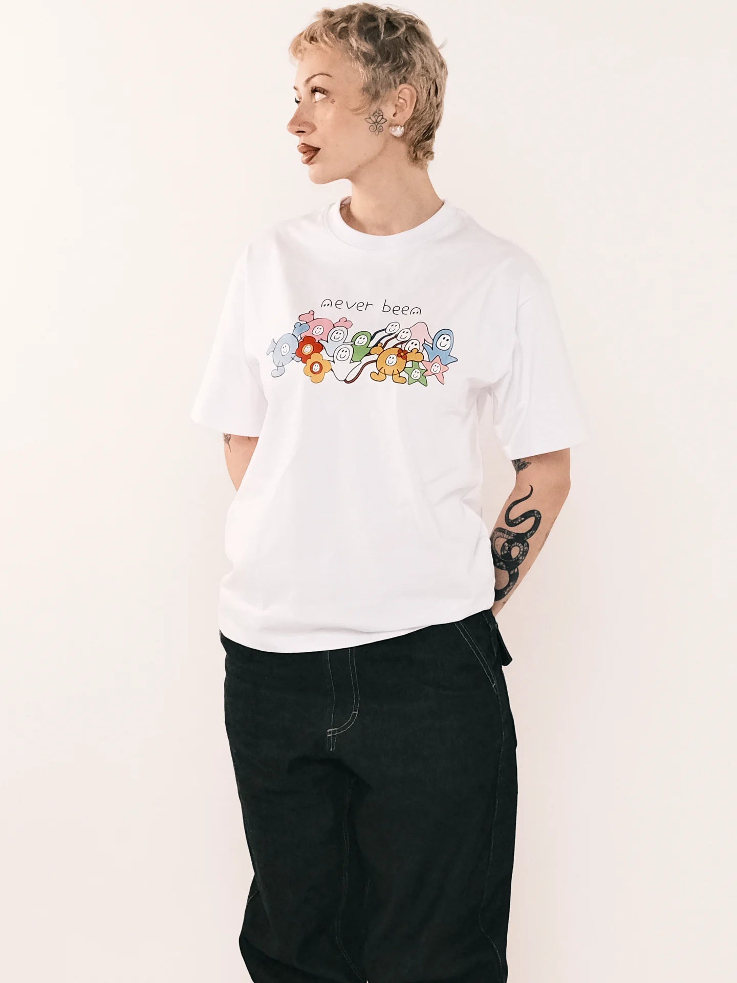 Family T-shirt - White