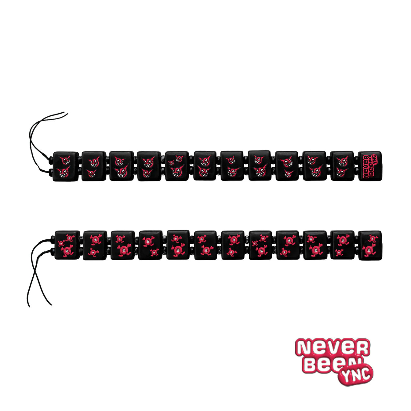 YNC X NEVER BEEN BRACELET - BLACK