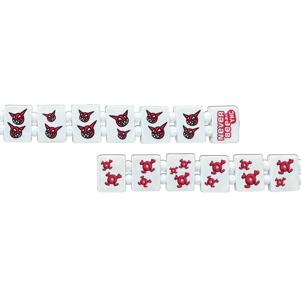 YNC X NEVER BEEN BRACELET -  WHITE