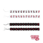 YNC X NEVER BEEN BRACELET - BLACK / WHITE